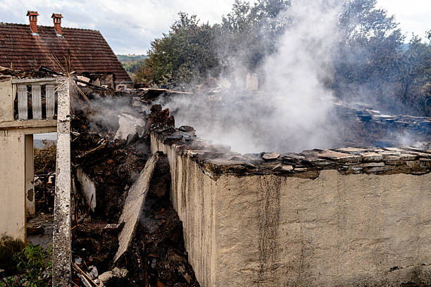 Professional Fire Damage Removal technician working in Riverdale, NJ